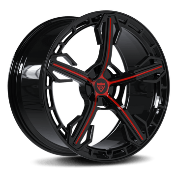 CUSTOM 1 PIECE FORGED RED WHEELS SERIES: RV-MA62 - RVRN WHEELS